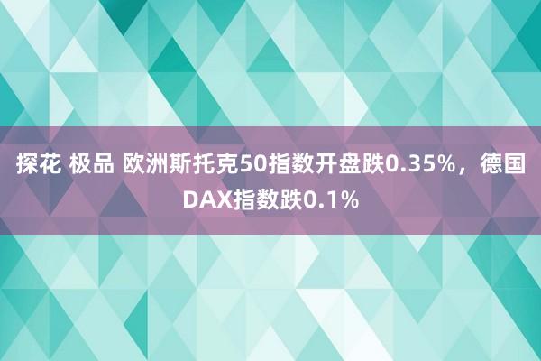 探花 极品 欧洲斯托克50指数开盘跌0.35%，德国DAX指数跌0.1%